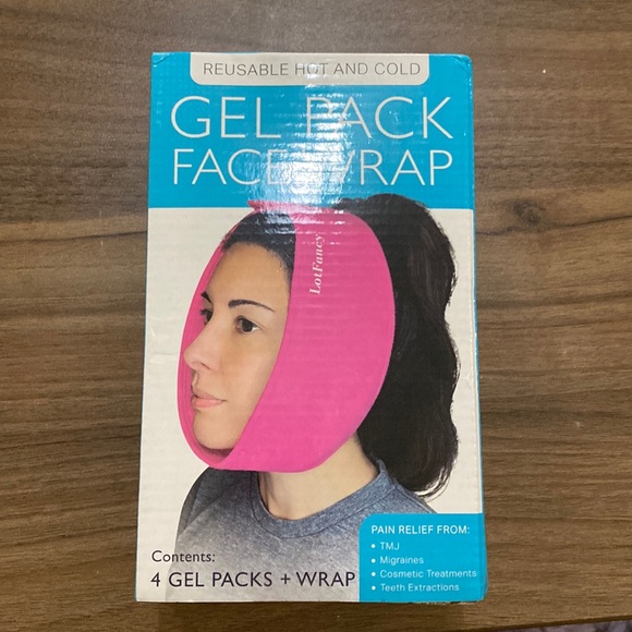 Gel Pack Face Wrap- Reusable Hot or Cold - Picture 2 of 5